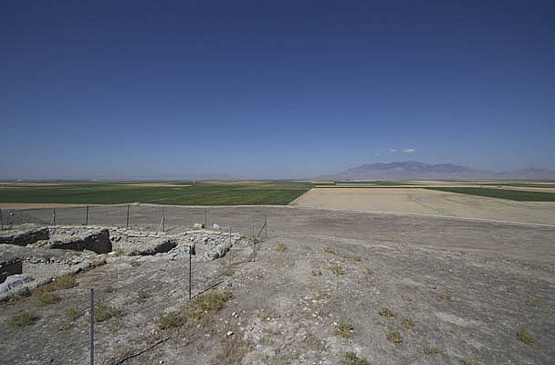 Plains Surrounding Derbe With MountainsIn Distance