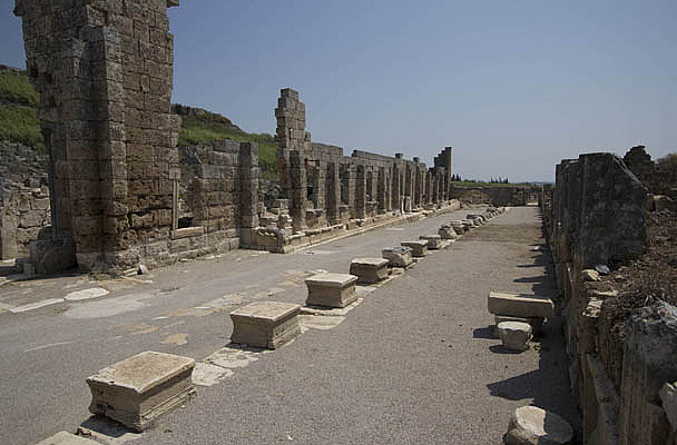 Colonnaded East-West Street