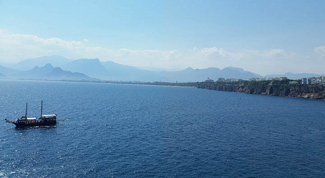 Bay With The Taurus Mountains in Background