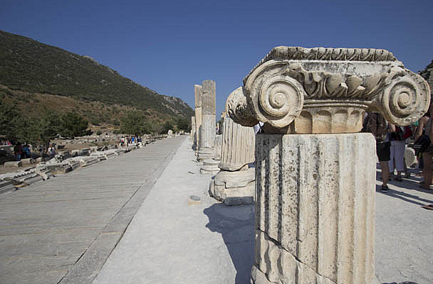 Ionic Capital From Colonnaded Stoa